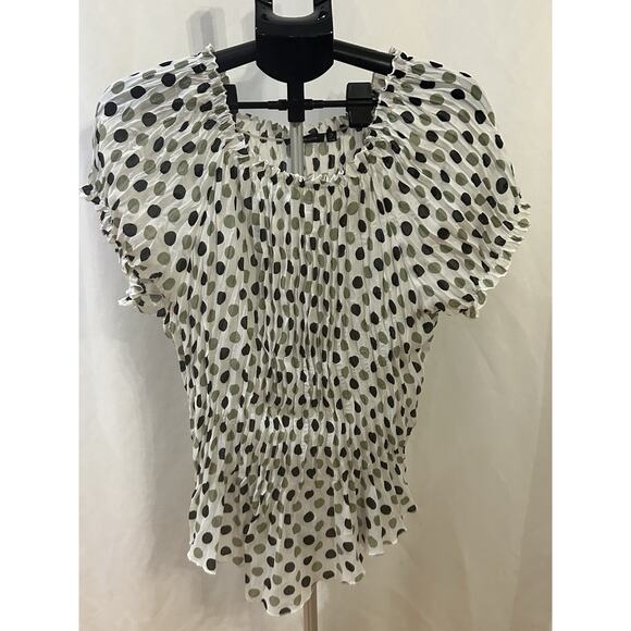 Jennifer Lloyd Polka Dot Women's Blouse size XL - Picture 1 of 3